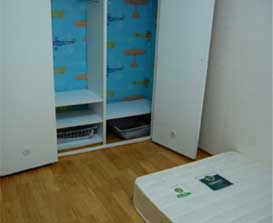 部屋タイプ1:ベッドつき