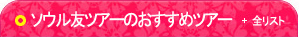 ソウル友ツアーのおすすめツアー